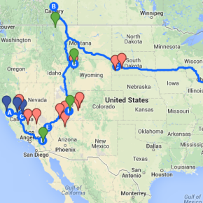 Cross Country Trip in the USA